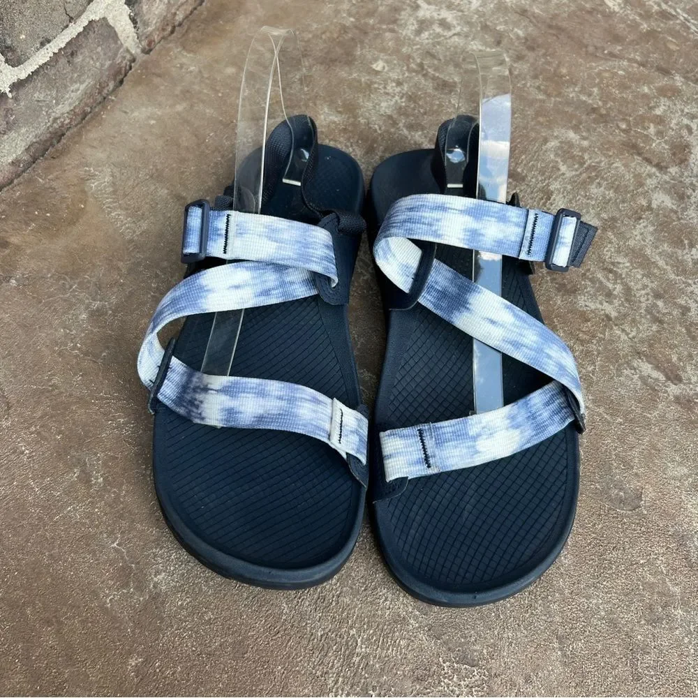 Chaco Men’s Sandal Low Down Blue White Sz 11
